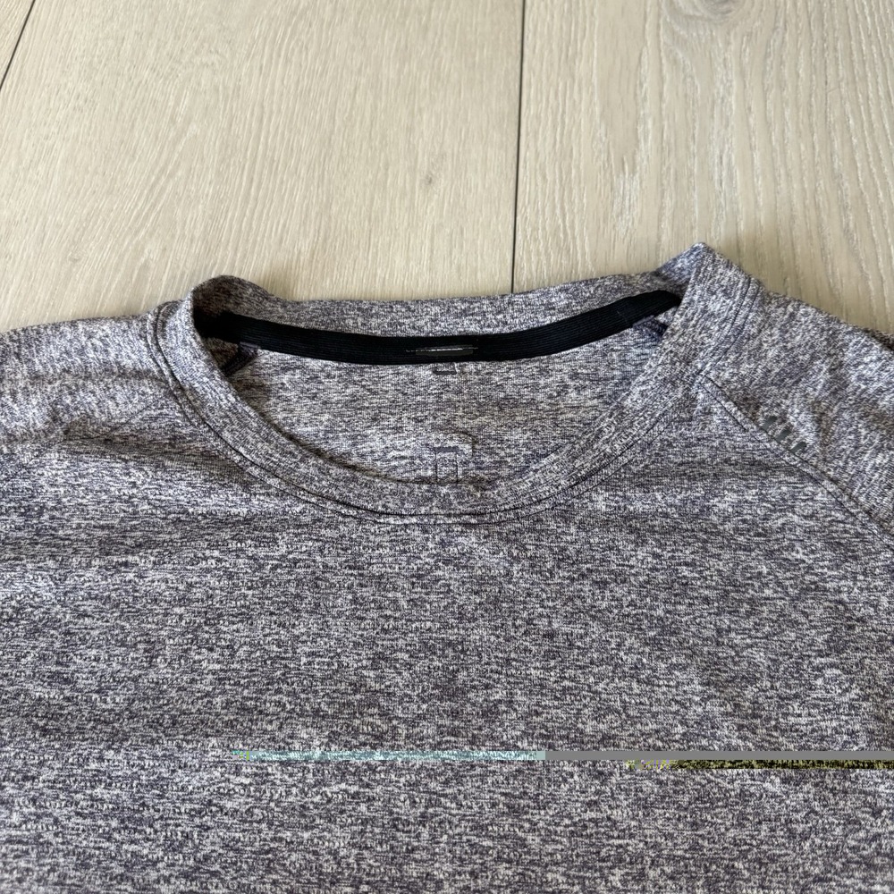 Lululemon License to Train Drysense Shirt Men's Size S Small Blue Gym Training